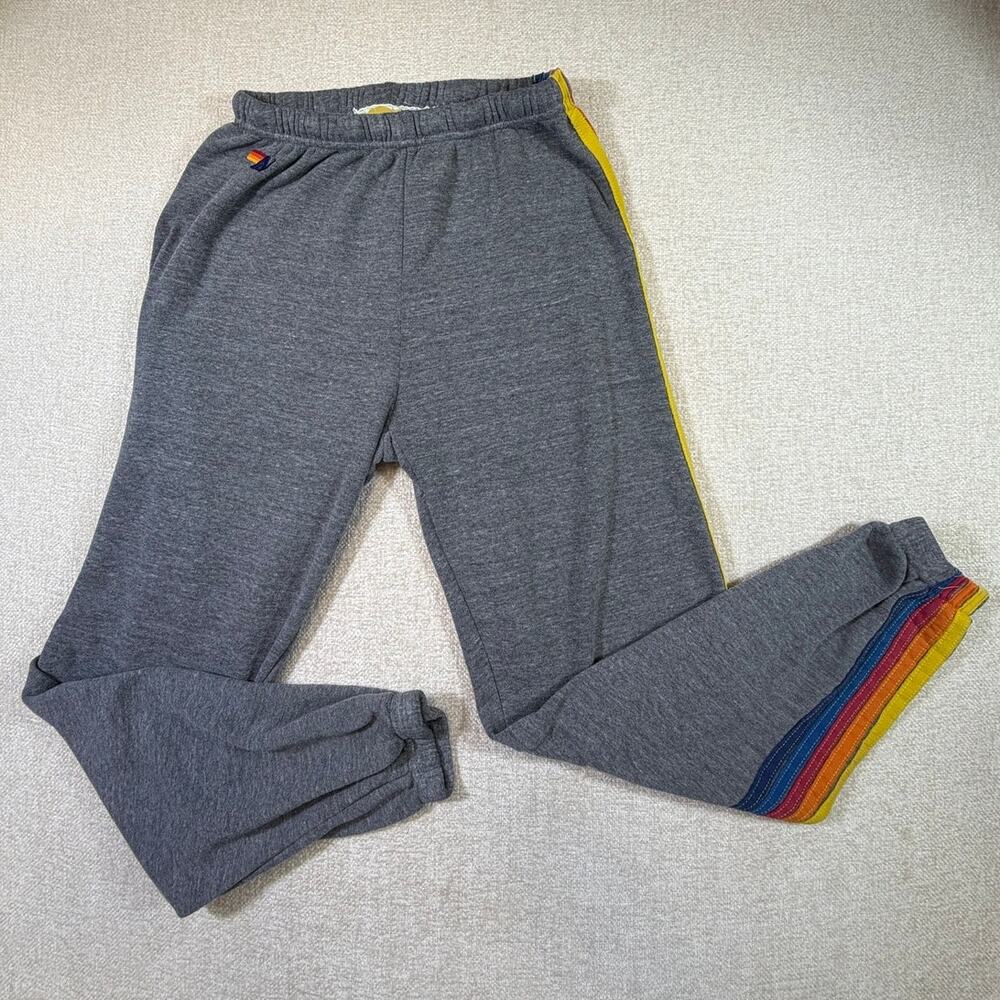 Aviator Nation Men's Gray Large Sweatpants Casual Lounge Jogger Pants Comfort